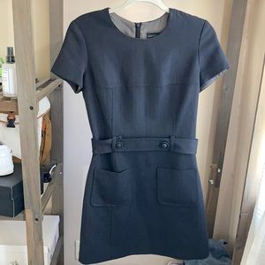 Nanette Lepore Robespierre Herringbone Dress sz 6